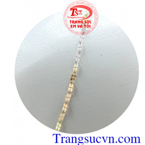 Dây chuyền nữ vàng màu ý 18k