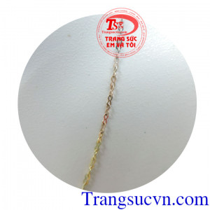 Dây vàng 18k máy bền đẹp,đeo hợp thời trang,dây chuyền vàng đẹp,dây chuyền nữ vàng tây,Ưa Chuộng dùng sản phẩm dây chuyền vàng Italy 18k (75%Au) sáng bóng cung cấp tại công ty trang sức em và tôi