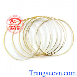 Vòng tuần vàng 18k Italia đẹp