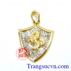 Bán Mặt dây vàng nam ngựa công danh đeo hợp thời trang.