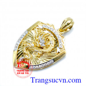 Chiếc Mặt dây vàng rồng nam vàng tây 3D may mắn dành cho nam,Chất lượng vàng đảm bảo chất lượng, thiết kế và chế tác 3D sắt nét tinh tế,sản phẩm đẳng cấp dành cho phái mạnh.