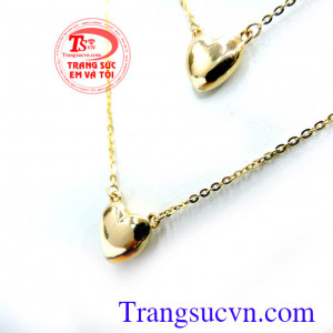 Dây chuyền nữ trái tim đẹp khắc tên