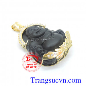 Mặt phật đen bọc vàng 10k  giao hàng trên toàn quốc.