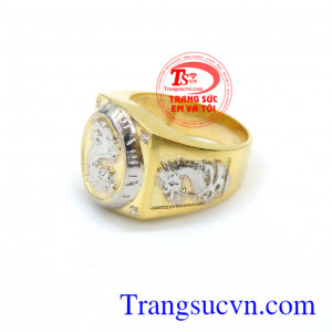 Chiếc Nhẫn nam vàng rồng chất lượng vàng đảm bảo,Uy tín bền đẹp và sáng bóng chiếc Nhẫn nam vàng rồng bảo hành chu đáo,thiết kế và chế tác.Nhẫn nam vàng rồng sang trọng, thời trang và đẳng cấp, phù hợp phong cách phái mạnh.