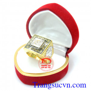 Nhẫn vàng đẹp nam tính
