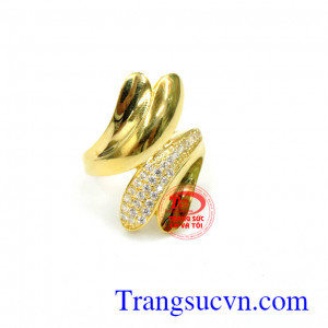 Nhẫn nữ bình minh vàng