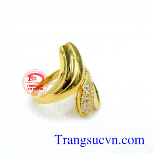 Nhẫn nữ bình minh vàng