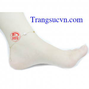 Lắc chân vàng 14k hình trái tim món quà ý nghĩa cho các bạn nữ, sản phẩm được người tiêu dùng tin tưởng nhiều năm liền.