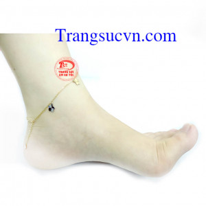 Được thiết kế tinh tế, cho các bạn nữ dịu dàng xuống phố, thướt tha với lắc chân vàng tây 14k.