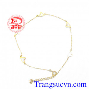 Lắc chân dành cho nữ sản phẩm đảm bảo chất lượng vàng, thiết kế và chế tác tinh tế,