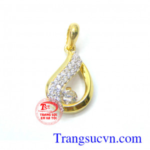Mặt dây vàng giọt nước chất lượng vàng đảm bảo thiết kế và chế tác mặt dây chuyền vàng đẹp theo yêu cầu,bảo hành chu đáo,giao toàn quốc