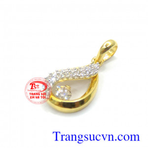 Mặt dây vàng giọt nước chất lượng vàng đảm bảo thiết kế và chế tác mặt dây chuyền vàng đẹp theo yêu cầu,bảo hành chu đáo,giao toàn quốc