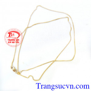 Dây chuyền vàng 18k italy nhỏ đẹp