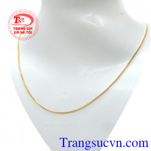 Dây chuyền vàng 18k italy nhỏ đẹp