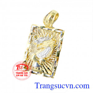 Mặt dây rồng vàng 3D siêu đẹp