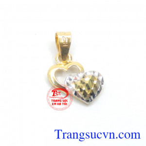 Mặt dây chuyền đẹp. Mặt dây chuyền nữ vàng tây đẹp TSVN