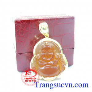 phật mã não đỏ hộ mệnh đeo hợp thời trang,chất lượng đảm bảo Uy tín toàn quốc sản phẩm giá rẻ hợp lý, Mặt dây nam mã não bọc vàng tây 10k