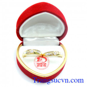 Nhẫn cưới vàng cặp đôi chất lượng vàn đảm bảo,nhẫn cưới giá tốt hạnh phúc mãi mãi cùng chung đôi