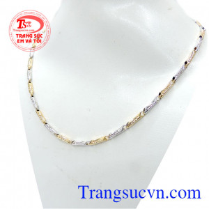 Dây chuyền 10k nhâp khẩu Italy