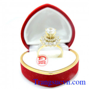 Nhẫn nữ đá quý sang trọng Nhẫn dành cho nữ xinh, nhẫn nữ điệu đà sang trọng, nhẹ nhàng ,
