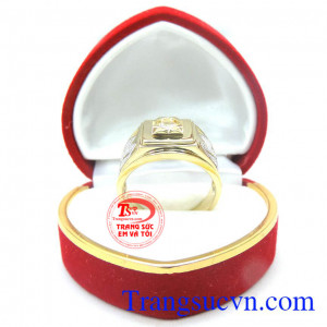 Nhẫn nam nhập khẩu nguyên chiếc bền đẹp sáng bóng