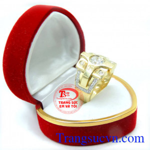 Nhẫn nam vàng tây, nhẫn nam đẹp nhẫn vàng nam đẹp giá rẻ