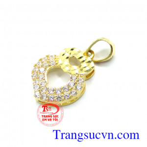 Mặt dây nữ kiểu vàng