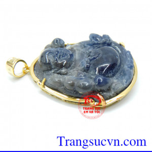 Mặt Sapphire thiên nhiên bọc vàng 14k chất lượng trên toàn quốc giao hàng tận nơi