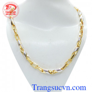 Dây nam vàng phay sáng bền, dây chuyền nam vàng thiết kế độc đáo kiểu dáng Korea sang trọng, Dây chuyền nam 10k đẹp, sáng, bảo hành 6 tháng, mua lại với thời hạn vĩnh viễn, cam kết chất lượng uy tín.