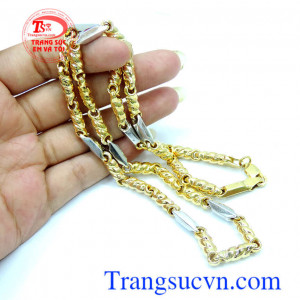 ản phẩm được ưa chuộng nhiều năm liền trên thị trường trong nước và quốc tế, dây chuyền 10k đảm bảo chất lượng, Dây vàng xoắn ốc chất lượng