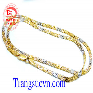 Dây vàng 10k mảnh , dây chuyền 10k mảnh thiết kế tinh tế, kiểu dáng sang trọng hợp thời trang, dễ phối đồ