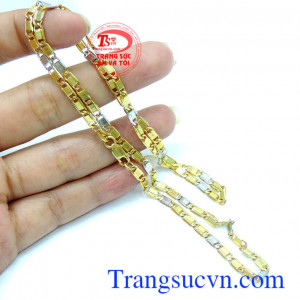 Dây chuyền nam 10k vàng tây thiết kế đẹp, sáng sức hấp dẫn không thể chối từ
