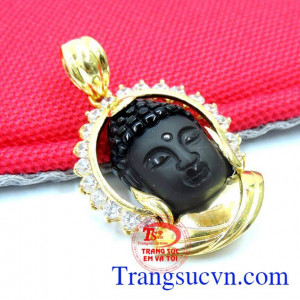 Mặt phật obsidian tâm bình an phù hợp làm quà tặng cho người bạn yêu thương