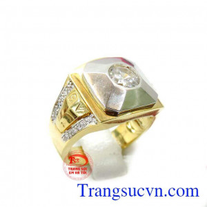 Nhẫn nam kiểu dáng cá tính 10k chất lượng uy tín, bảo hành 6 tháng trên toàn quốc
