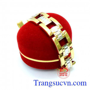 Lắc vàng nam thời trang, lắc nam vàng thời trang đẹp, 10k , vàng chuẩn chất lượng, lắc tay vàng tây giao hàng toàn quốc, kèm giấy bảo hành 6 tháng