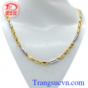 Dây vàng đeo phong cách, dây chuyền nam vàng tây 10k thiết kế đẹp, phong cách