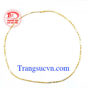 Dây chuyền nam vàng tây, sang trọng