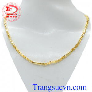 Dây chuyền nam phóng khoáng, dây chuyền nam đẹp, giá chuẩn, dây chuyền vàng nam 10k thiết kế sang trọng luôn hướng đến xu hướng