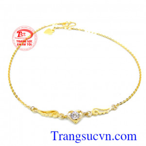 Lắc trái tim cánh vàng