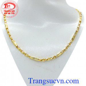 Dây nam thiết kế sáng tạo, dây chuyền vàng nam đẹp, kiểu mẫu mới, sáng tạo, phong cách, dây chuyền vàng tây 10k chuẩn chất lượng