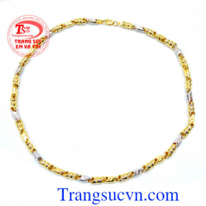 Dây chuyền nam vàng tây tinh tế, lịch lãm