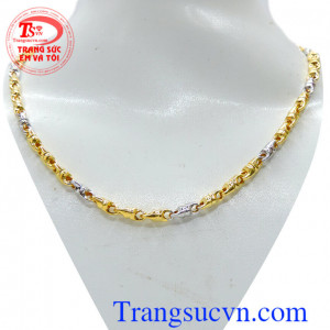 Dây nam đốt nhỏ khoáng đạt, dây chuyền nam vàng tây đẹp, giá chuẩn, dây chuyền nam vàng tây thiết kế kiểu dáng Italy sang trọng