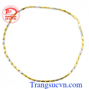 Dây chuyền nam vàng tây sang trọng, tinh tế
