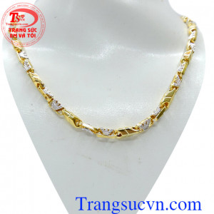 Dây nam vàng say mê, dây chuyền nam vàng tây giá chuẩn, dây chuyền nam vàng thiết kế tinh tế, hợp thời trang