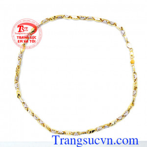 Dây chuyên nam vàng tây sang trọng