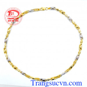 Dây chuyền nam vàng tây sang trọng, phong cách