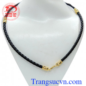 Dây da bọc rồng 4 đốt thời trang, dây chuyền nam, dây cao su, dây da bọc rồng tinh xảo, phong cách cho nam giới, giao hàng toàn quốc