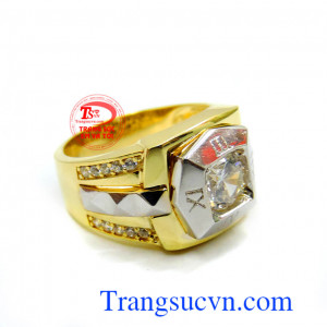 Nhẫn vàng tây đẹp sáng