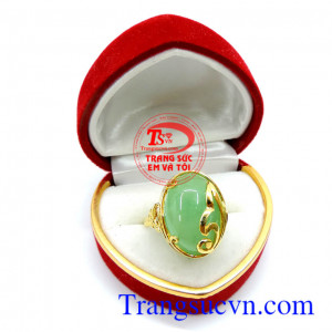 Nhẫn nữ vàng ngọc cẩm thạch