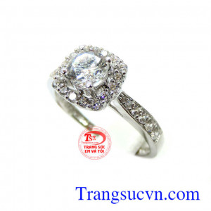 Nhẫn nữ vàng 18k trắng sáng,nhẫn kim cương vàng trắng,nhẫn nữ vàng trắng 750 italya,nhẫn nữ vàng trắng tinh,trắng sang,nhẫn nữ đẹp sang trọng,nhẫn nữ nhập khẩu